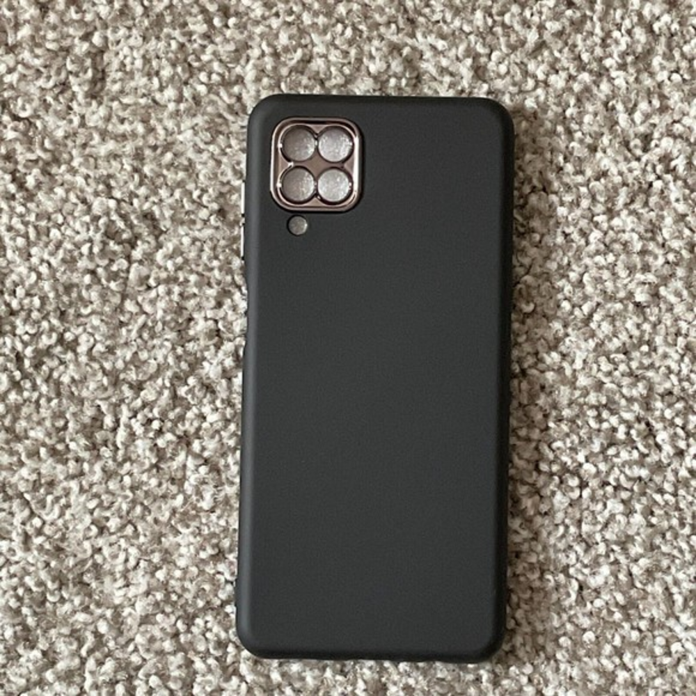 For Samsung Galaxy A12 5G Silicone Phone‎ Case Cover Black